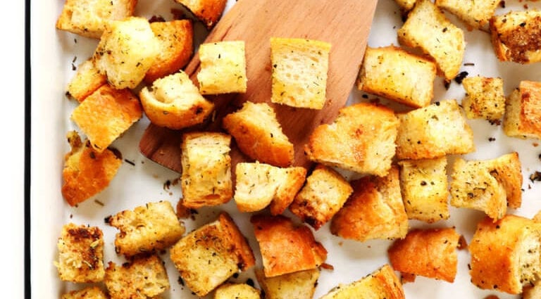 How to cook croutons