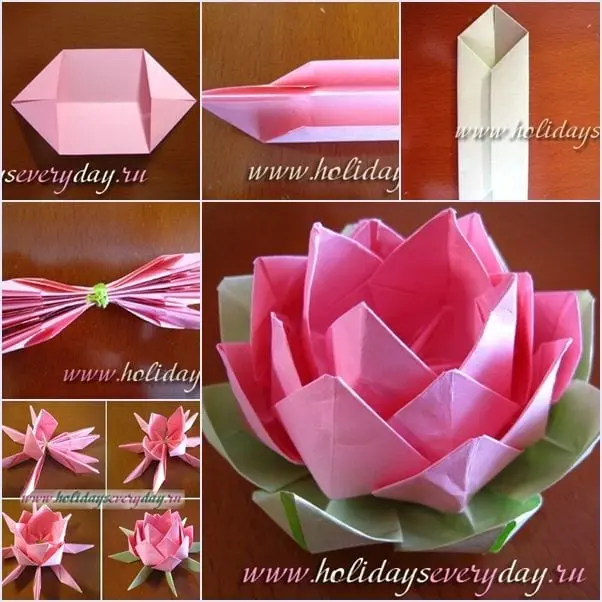 How to make a lotus snowflake