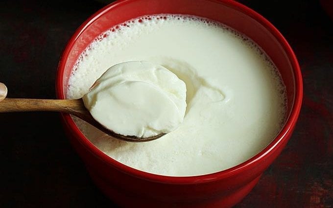 How to make curd cream