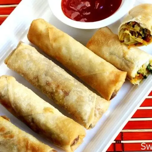 How to make vegetable rolls