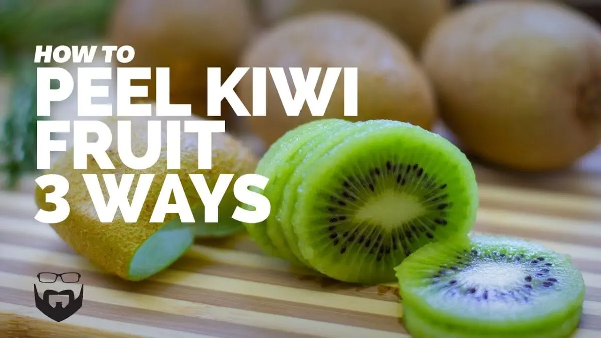 How to peel kiwi