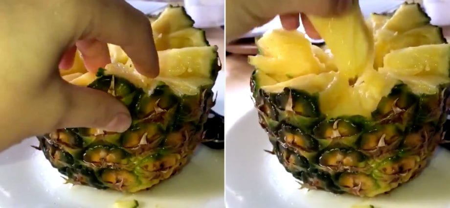 How to peel pineapple