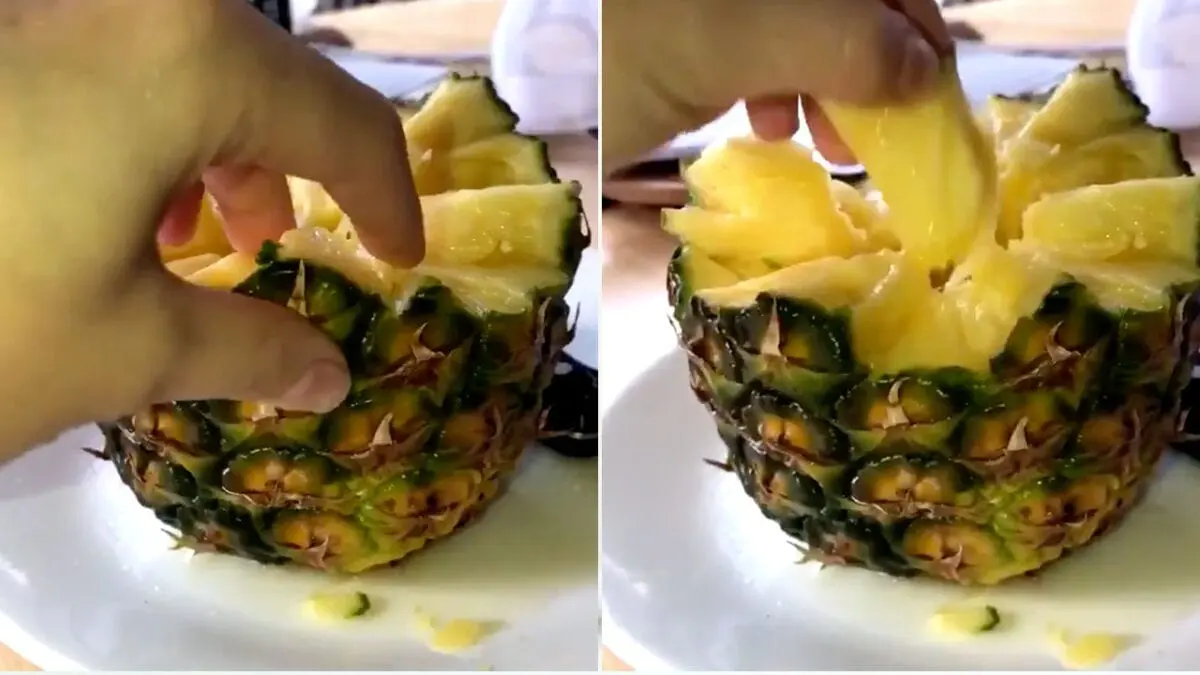 How to peel pineapple