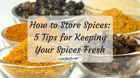 How to properly store spices