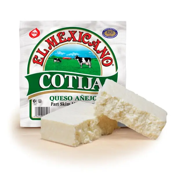 Keso Cotiha cheese, Mexican hard cheese, mdzh 48% dry in-ve