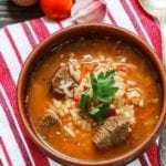 Soups calories and nutrients