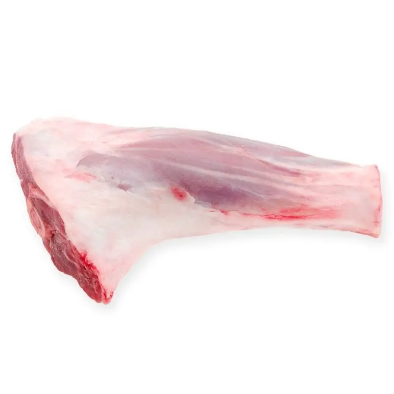 Knuckle, lamb, New Zealand, frozen, meat only, stewed