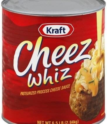 KRAFT CHEEZ WHIZ, Pasteurized Processed Cheese Sauce