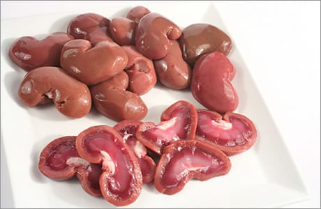 Lamb Kidneys, stewed