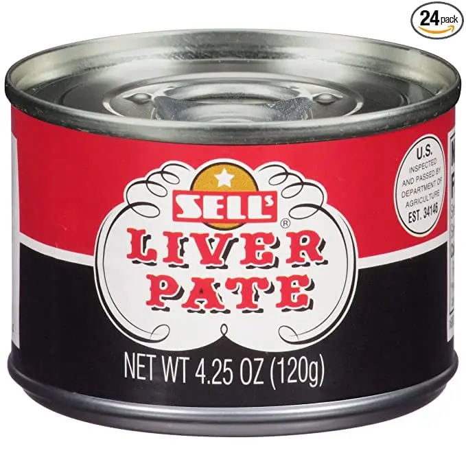 Liver pate, canned food