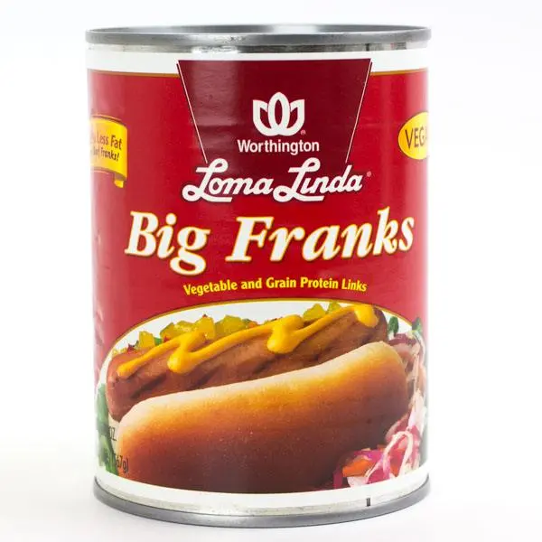 LOMA LINDA Large sausage, low-fat, canned, uncooked