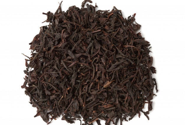 Long black tea (dry brewing)