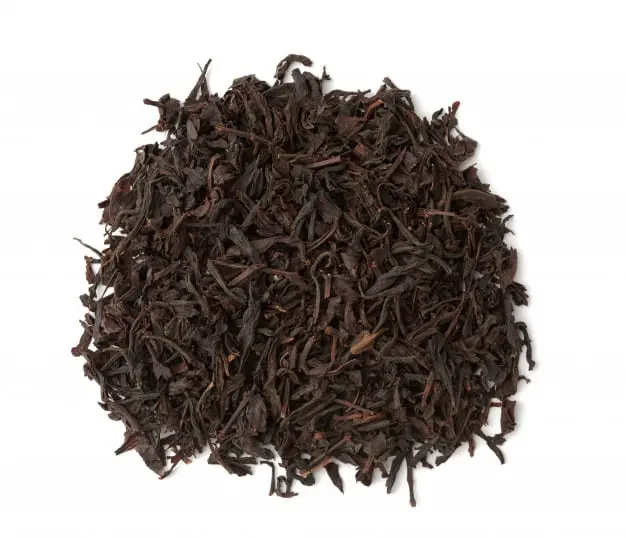 Long black tea (dry brewing)