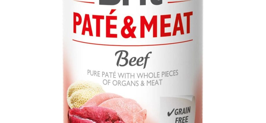 Meat pate (beef), canned food