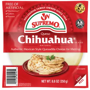 Mexican cheese, queso chihua-hua, mdzh. 49% dry in-ve