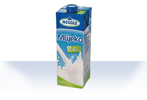 Milk 2,5% fat, sterilized