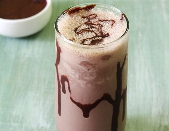 Milkshake, thick chocolate