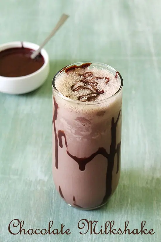 Milkshake, thick chocolate