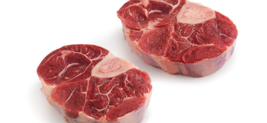 Carne Premium, polpa da coxa, 1/8 ″ carne com gordura, assada