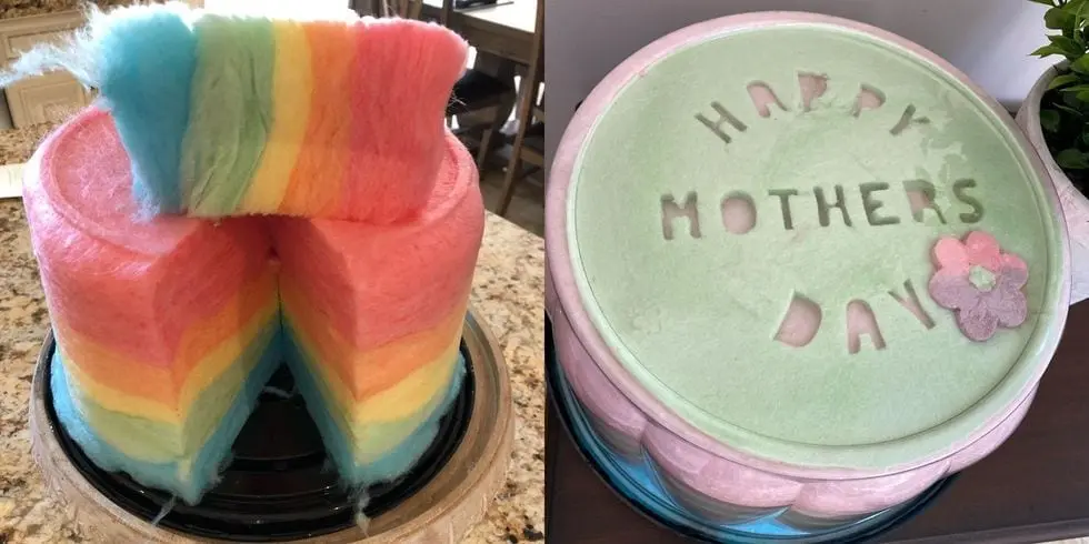 New trend &#8211; cotton candy cakes