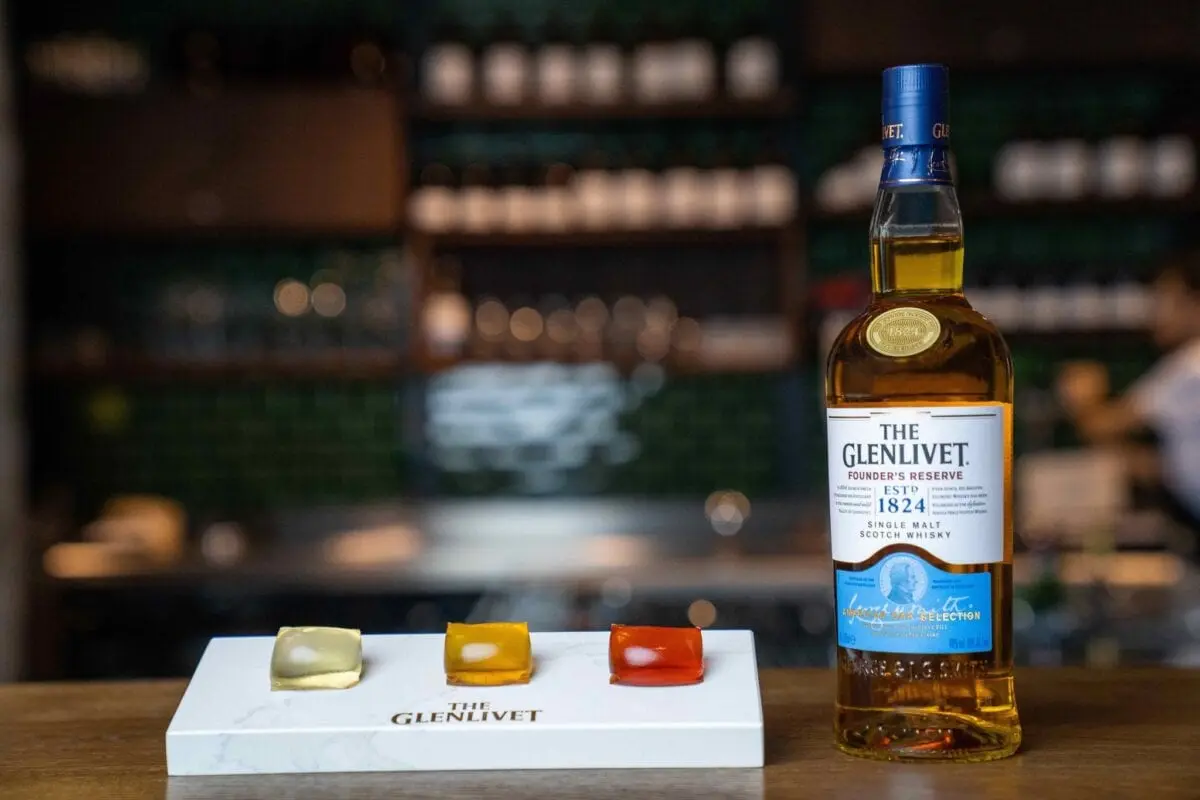 One bite: whiskey is released, which you need to eat