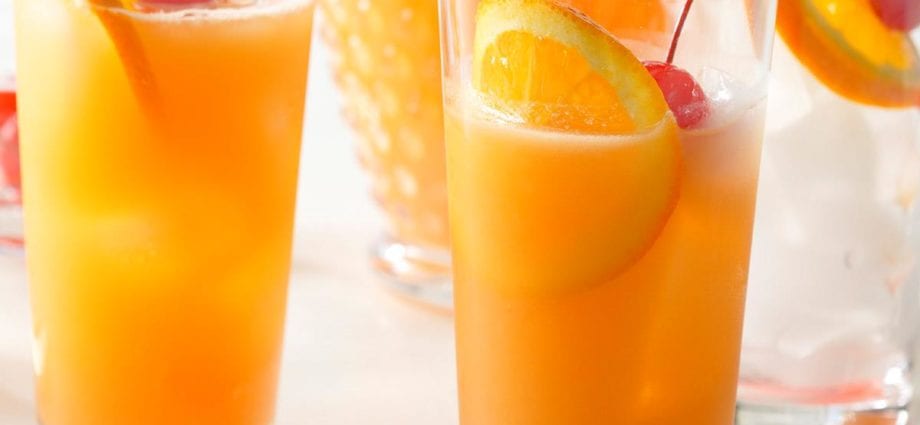 Пијалок со сок од портокал