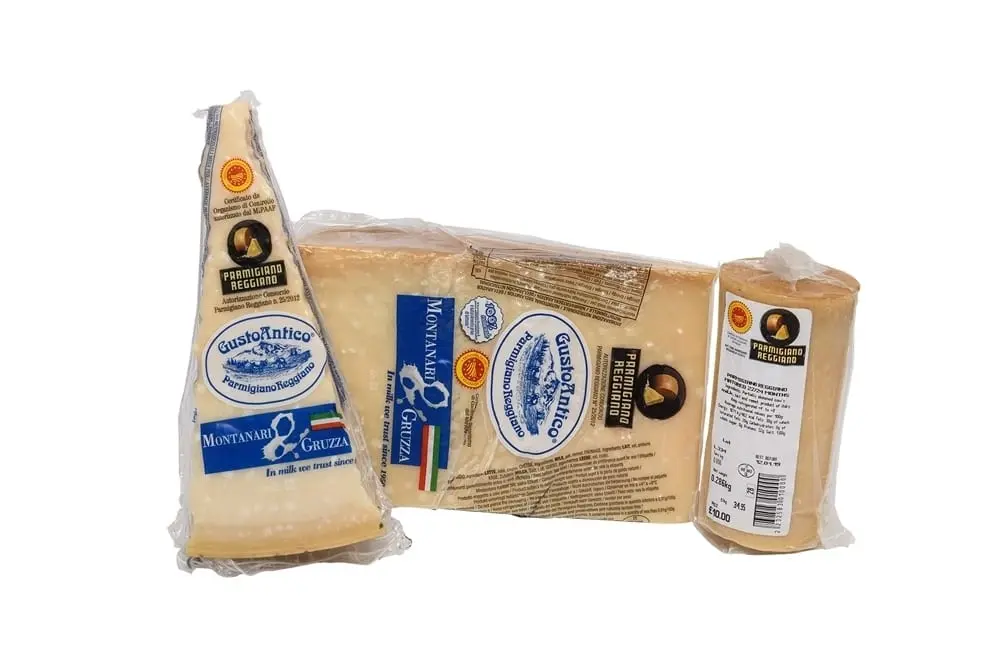 Parmesan cheese, 38% protein, grated, mdzh 36% dry in-ve