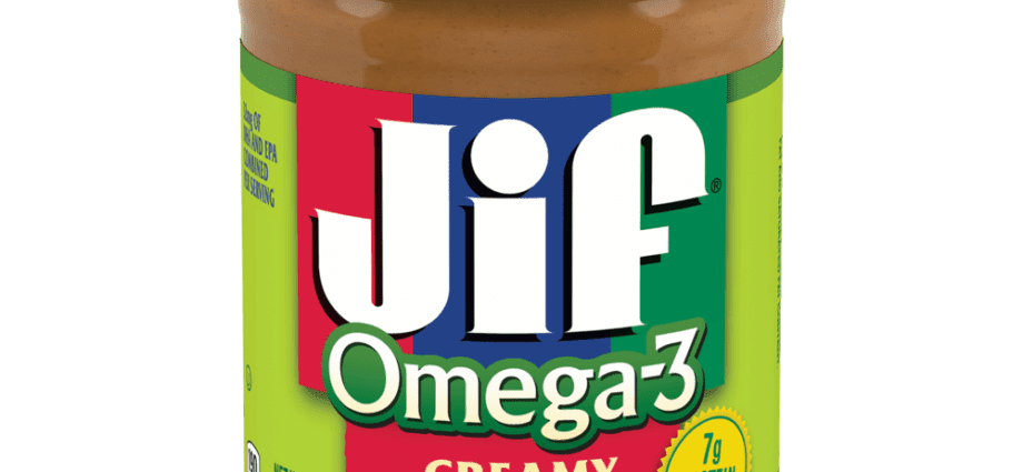 Peanut butter with omega-3