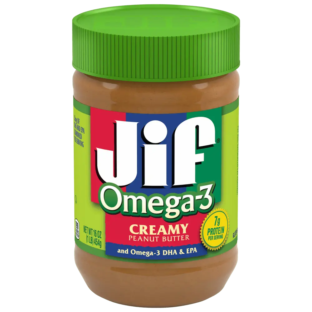 Peanut butter with omega-3