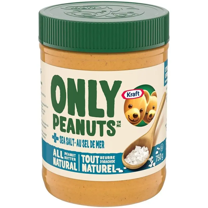 Peanut butter with salt