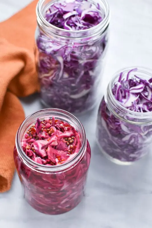 Pickled cabbage recipe. Calorie, chemical composition and nutritional value.