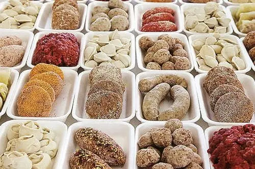 Semi-Finished foods calories and nutrients