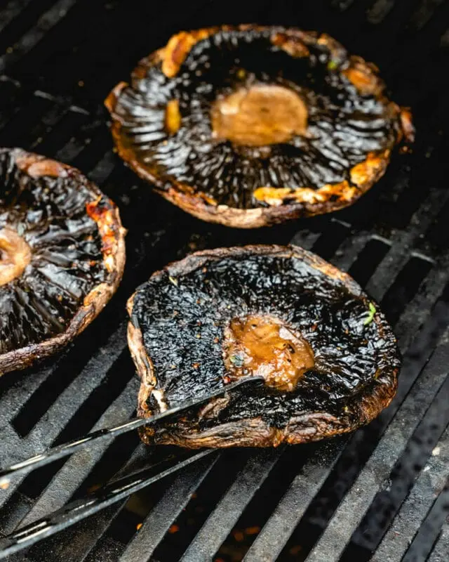 Portobello mushrooms grilled