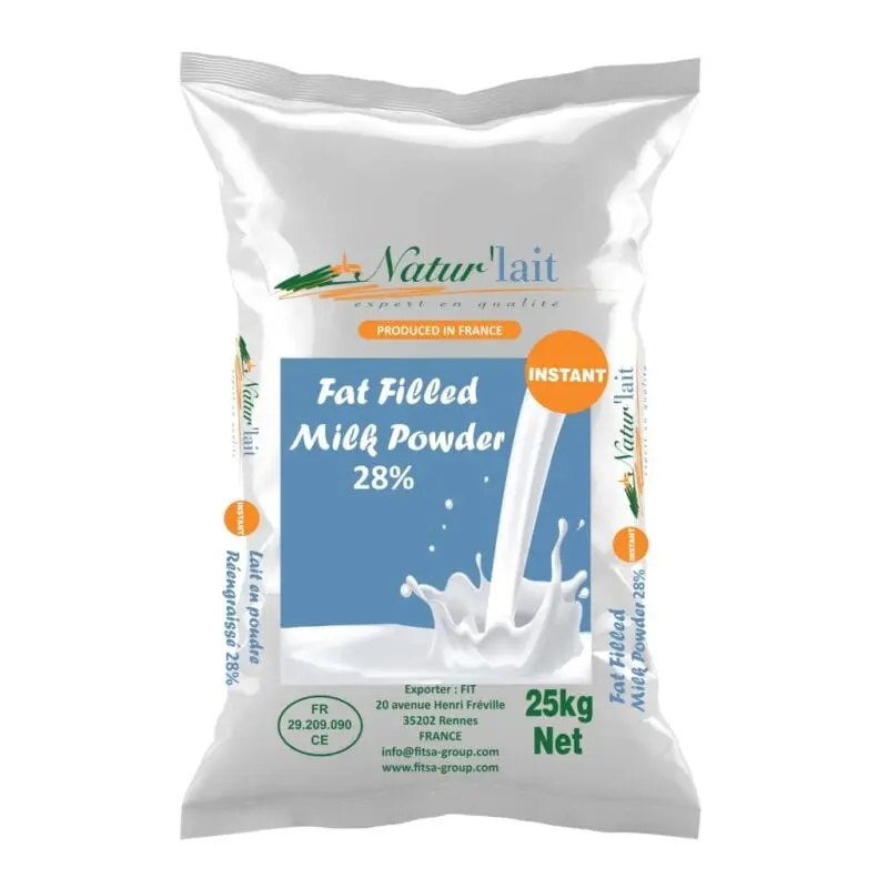 Powdered milk 25% fat, whole