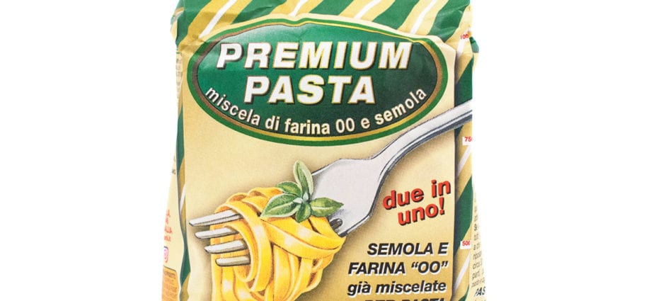 Premium flour pasta