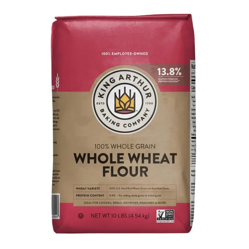 Premium wheat flour, 10% protein, unbleached, fortified