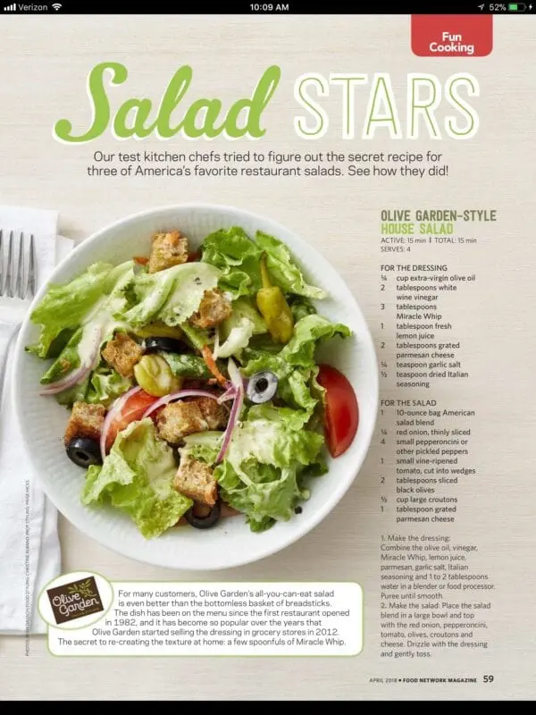 Recipe Basket with salad. Calorie, chemical composition and nutritional value.