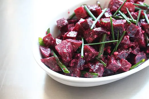 Recipe Beetroot salad with horseradish. Calorie, chemical composition and nutritional value.