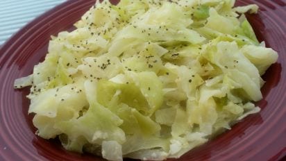 Recipe Cabbage with sour cream in a pot. Calorie, chemical composition and nutritional value.