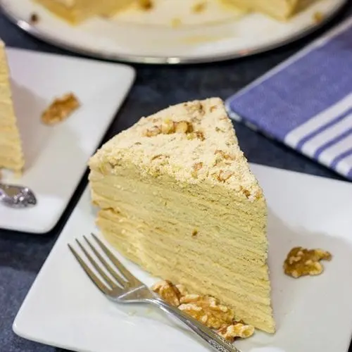 Recipe Cake “Almost“ Prague ”. Calorie, chemical composition and nutritional value.