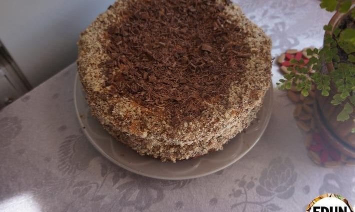 Recipe Cake &#8220;Male ideal&#8221;. Calorie, chemical composition and nutritional value.