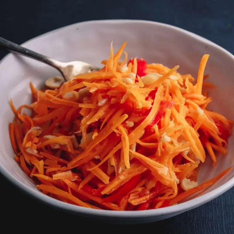 Recipe Carrot Kissel. Calorie, chemical composition and nutritional value.