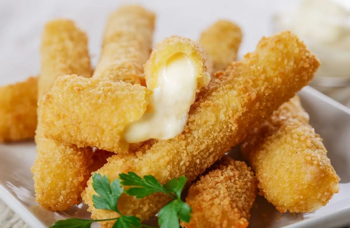 Recipe Cheese Sticks. Calorie, chemical composition and nutritional value.