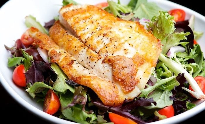 Recipe Cod salad with horseradish. Calorie, chemical composition and nutritional value.