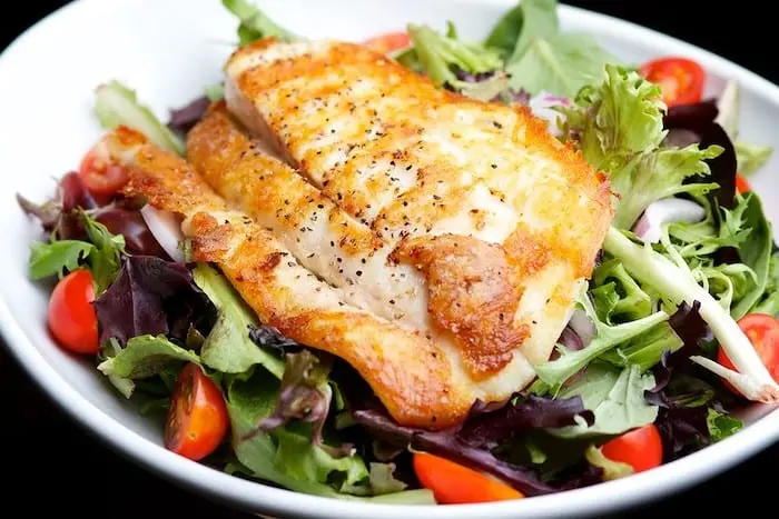 Recipe Cod salad with horseradish. Calorie, chemical composition and nutritional value.