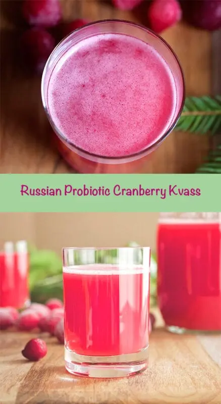 Recipe Cranberry Kvass. Calorie, chemical composition and nutritional value.