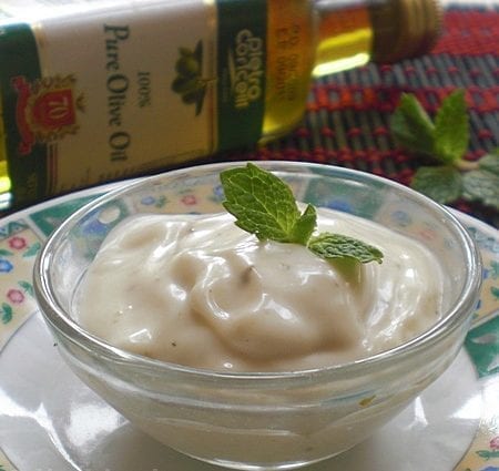 Recipe Curd mayonnaise. Calorie, chemical composition and nutritional value.