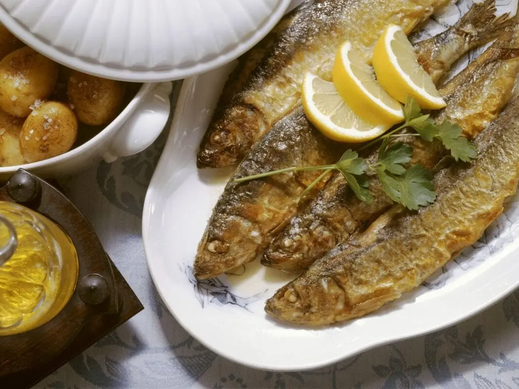 Recipe Danish fried herring. Calorie, chemical composition and nutritional value.