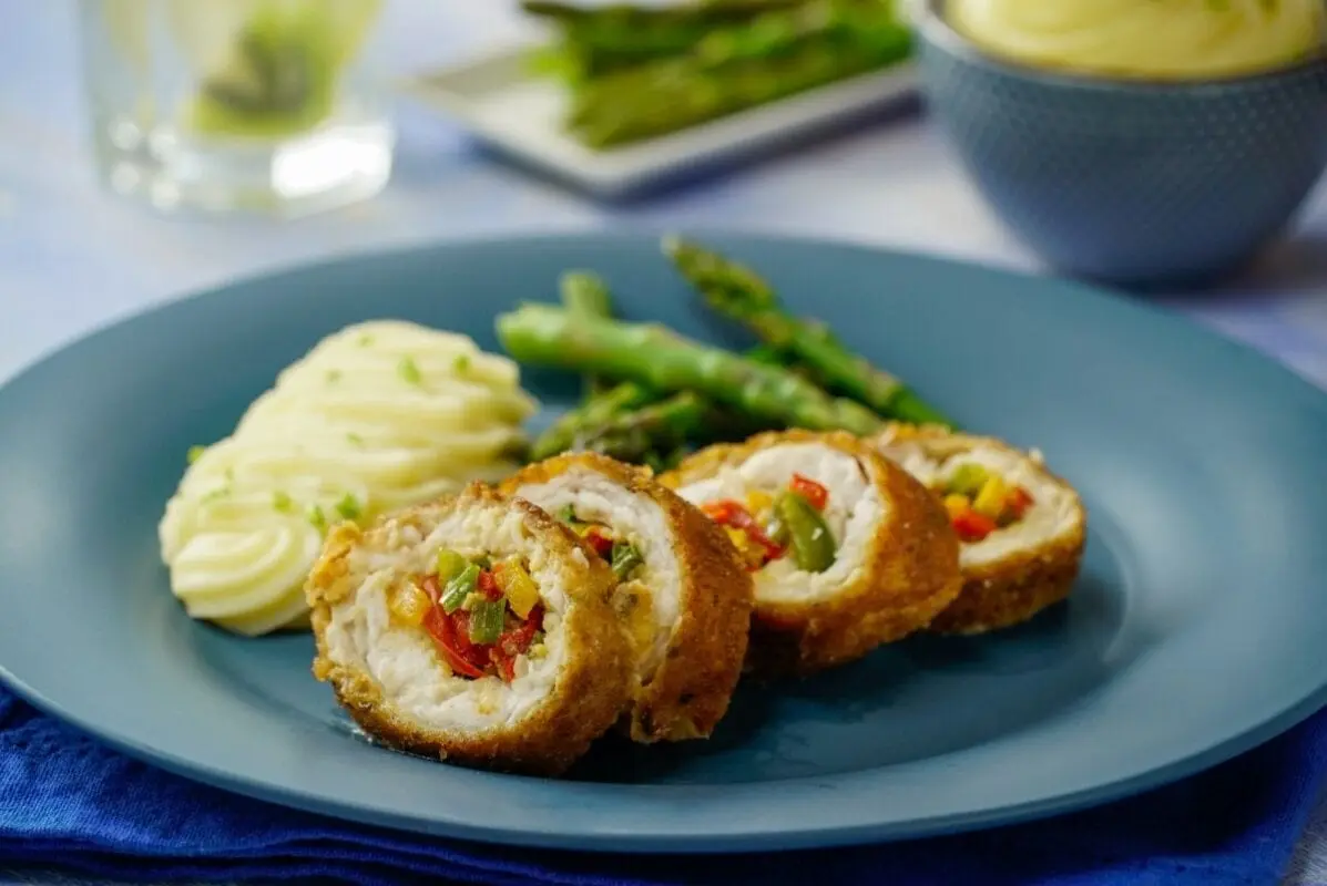 Recipe Fish rolls with vegetables. Calorie, chemical composition and nutritional value.