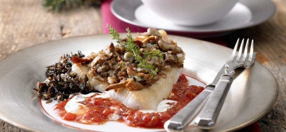 Recipe Fish &#8220;Surprise&#8221; (perch). Calorie, chemical composition and nutritional value.